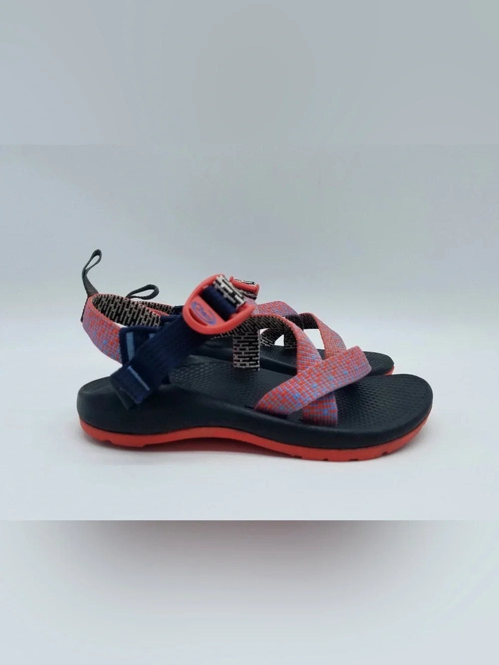 CHACO Z/1 Girl's Size 3 Waterproof Sports Sandals Salmon Gray